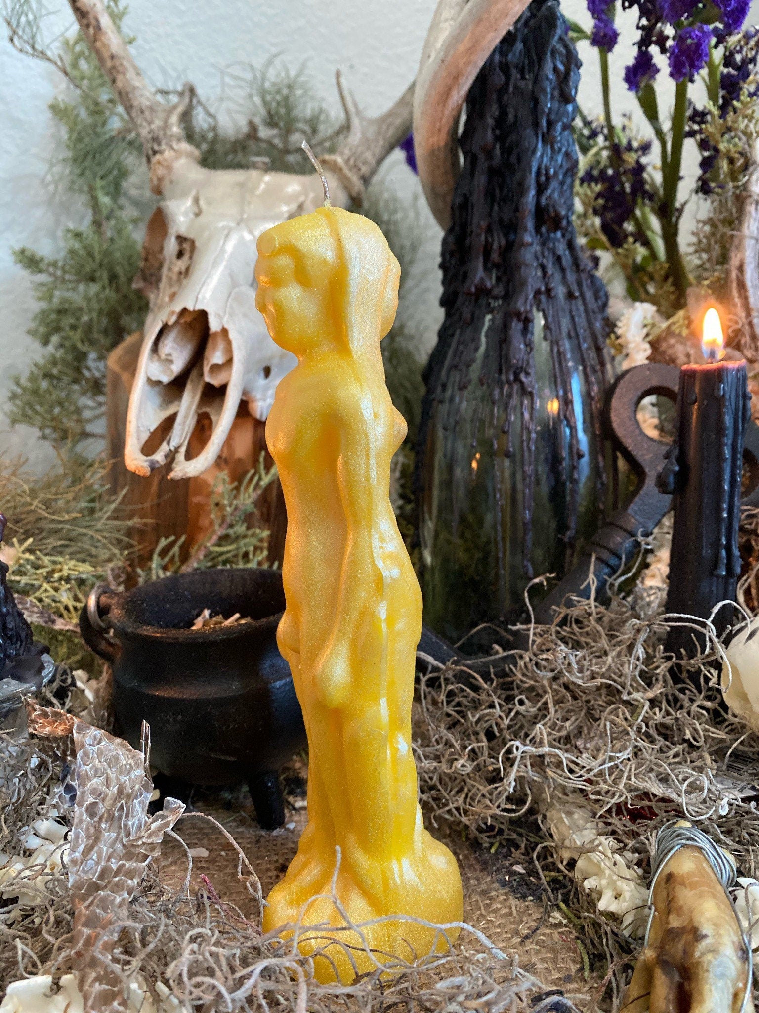 Male & Female Figure Candle + Transgender + Bigender + Dual Gender + Multi-gendered + Two Spirit (For Native Americans) + Nonbinary + Unisex