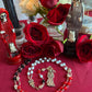 Santa Muerte Rosary + Gemstone + Blessed + Traditional Colors + Three Robes + Sterling Silver Plated Chain + Handcrafted