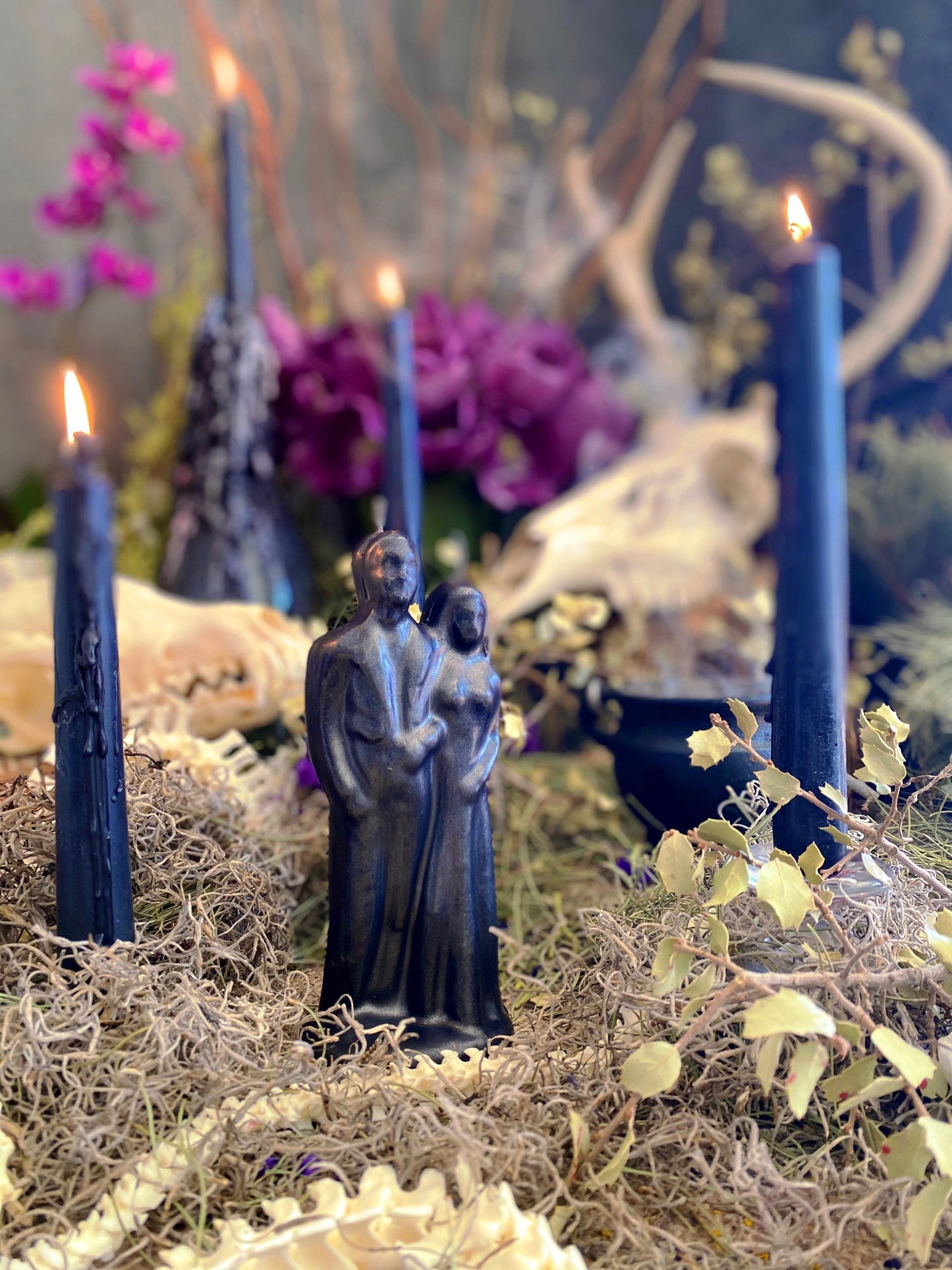 Bride & Groom Candle + Marriage Protection + Keep Partner Faithful + Divorce + Separation + Cutting Cords