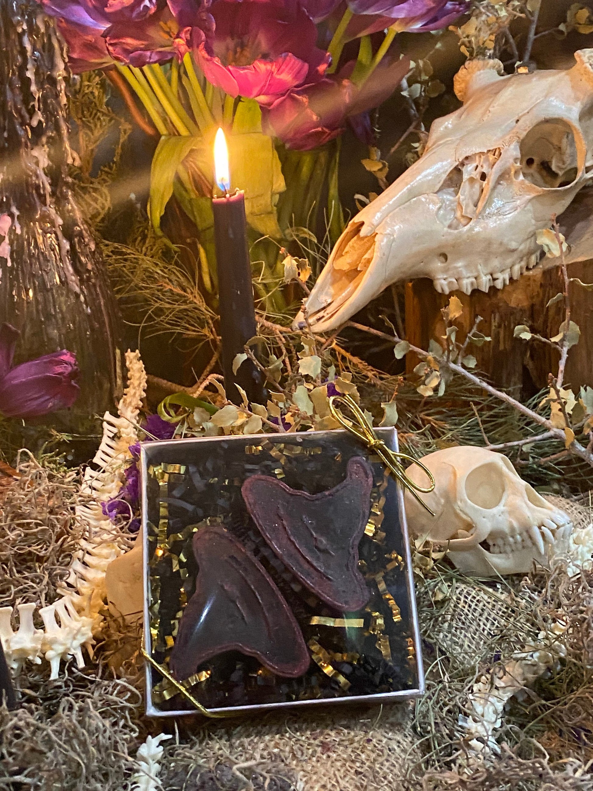 Witch Hat Tealight Candles + Gift Box