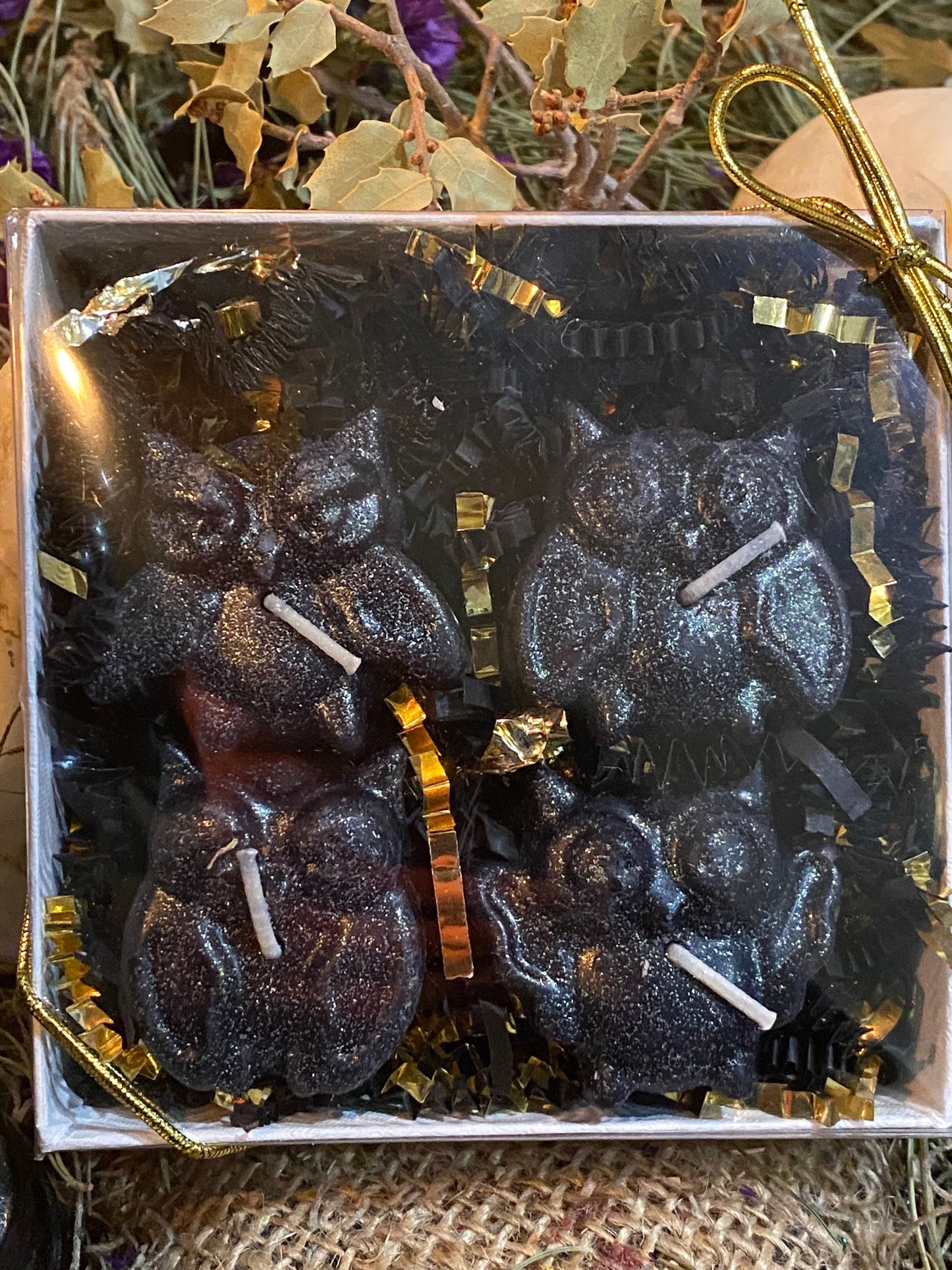 Owl Tealight Candles + Gift Box + Wisdom + Passing Exams