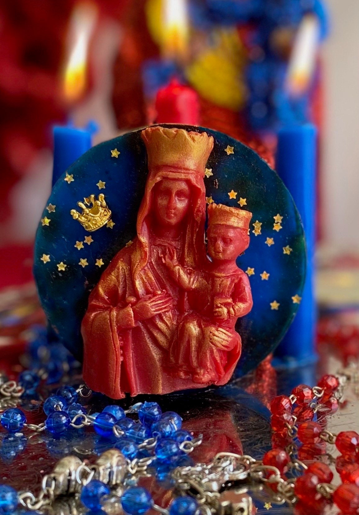 Ezili Dantor Soap + 24K Gold + Protection + Justice + Zilí Dantó + Handcrafted + Erzulie Dantor + Ezili Danto
