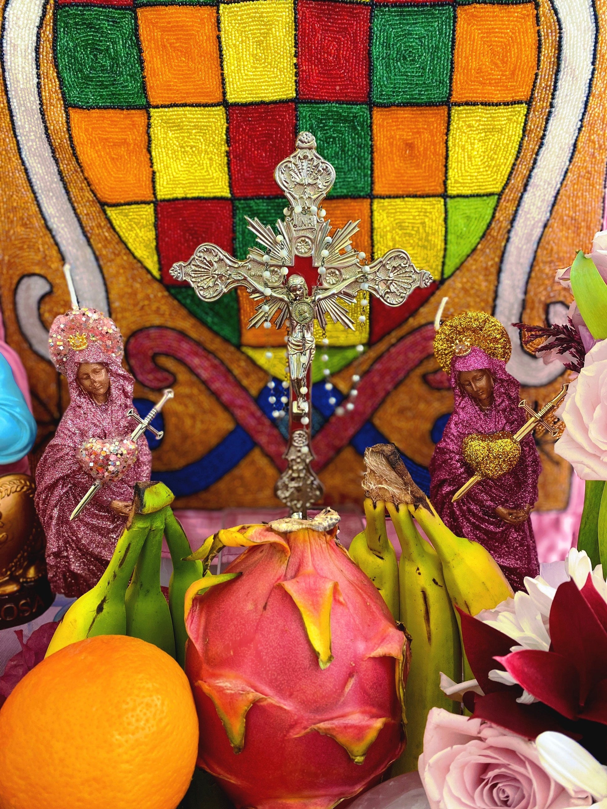 Metresili Figure Candle + Love + Luxury + Fame + Beauty + 24K Gold + Blessed + Fixed + Metres Ezili Freda