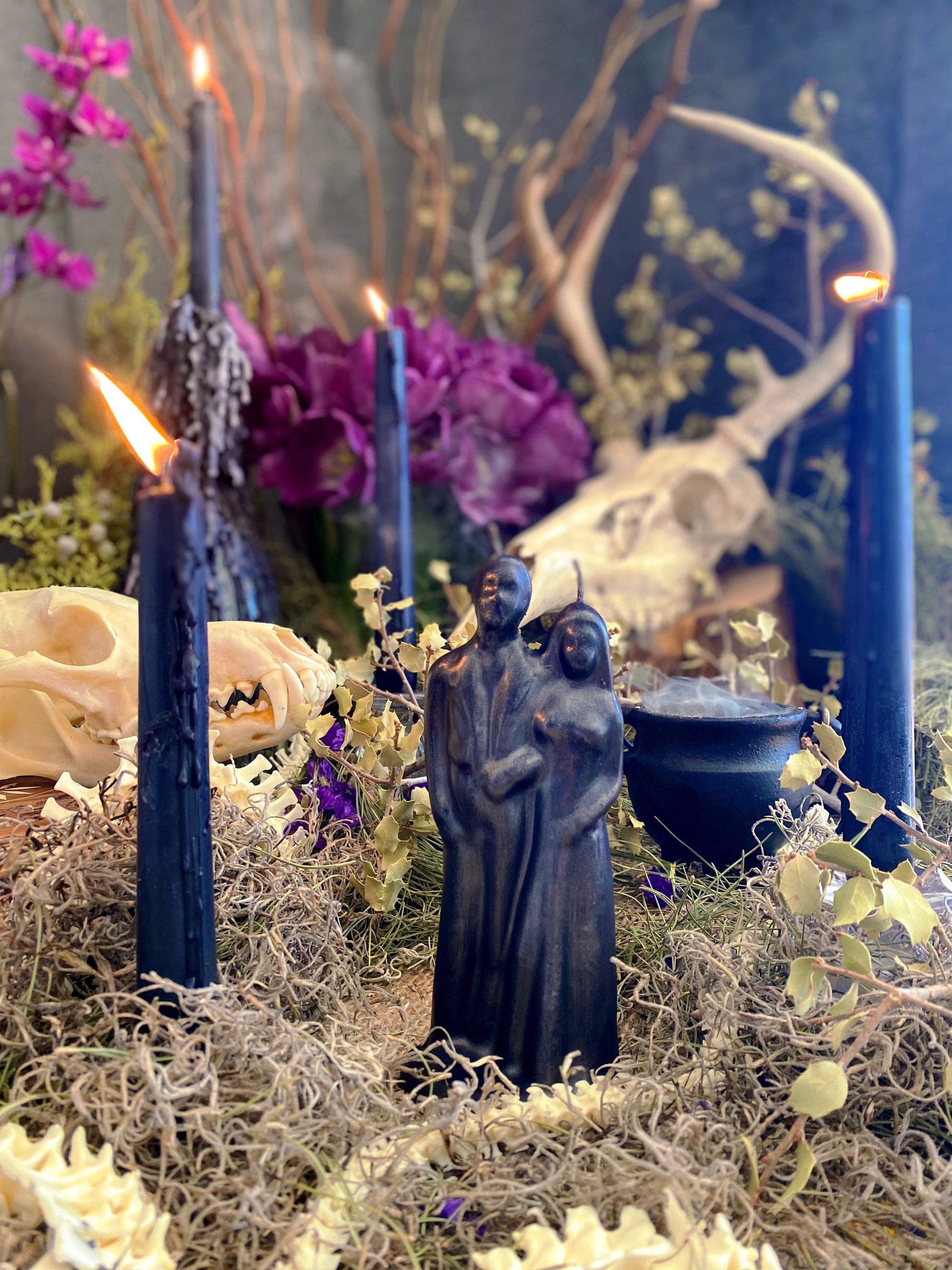 Bride & Groom Candle + Marriage Protection + Keep Partner Faithful + Divorce + Separation + Cutting Cords