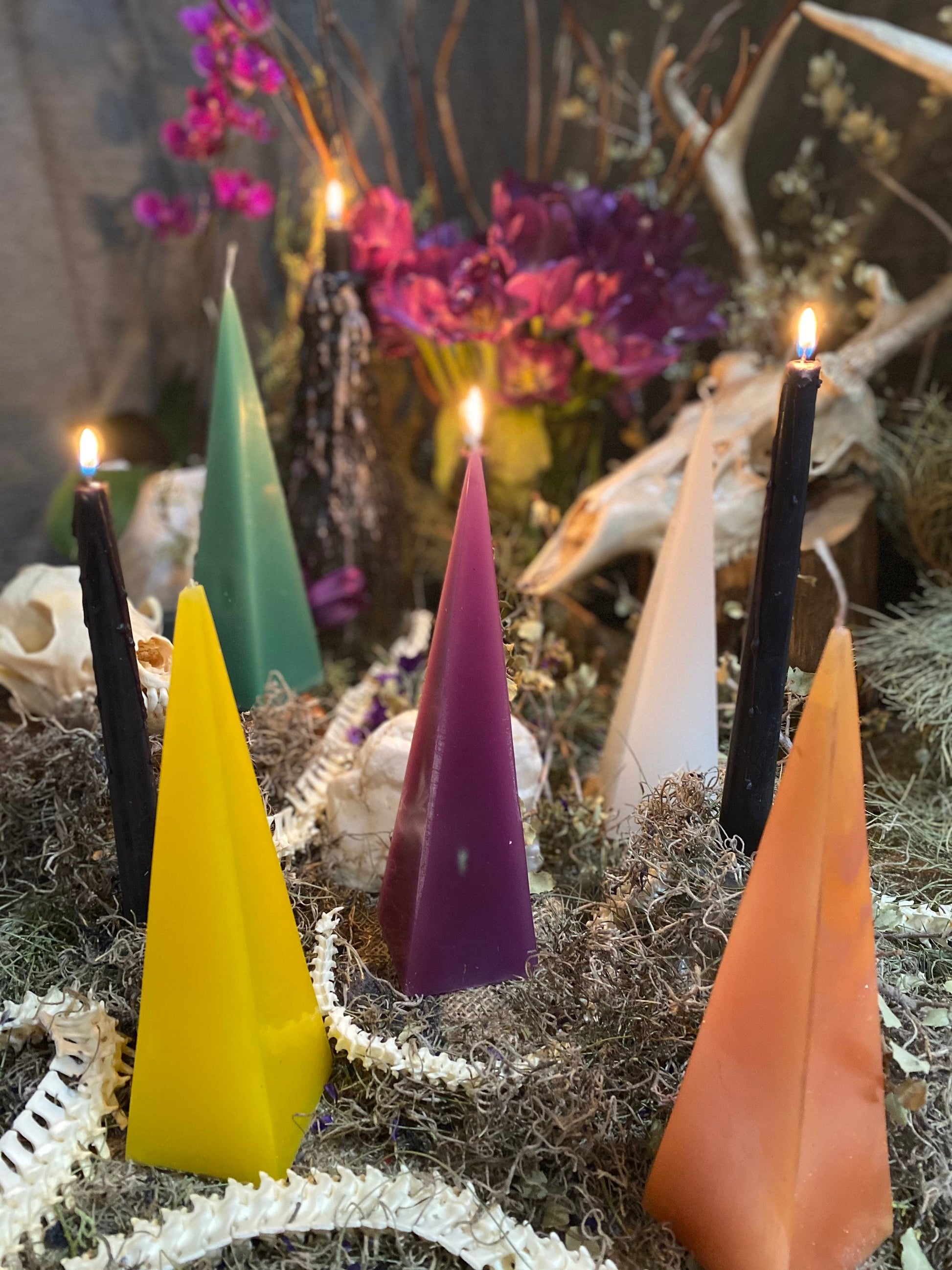 Pyramid Figure Candle