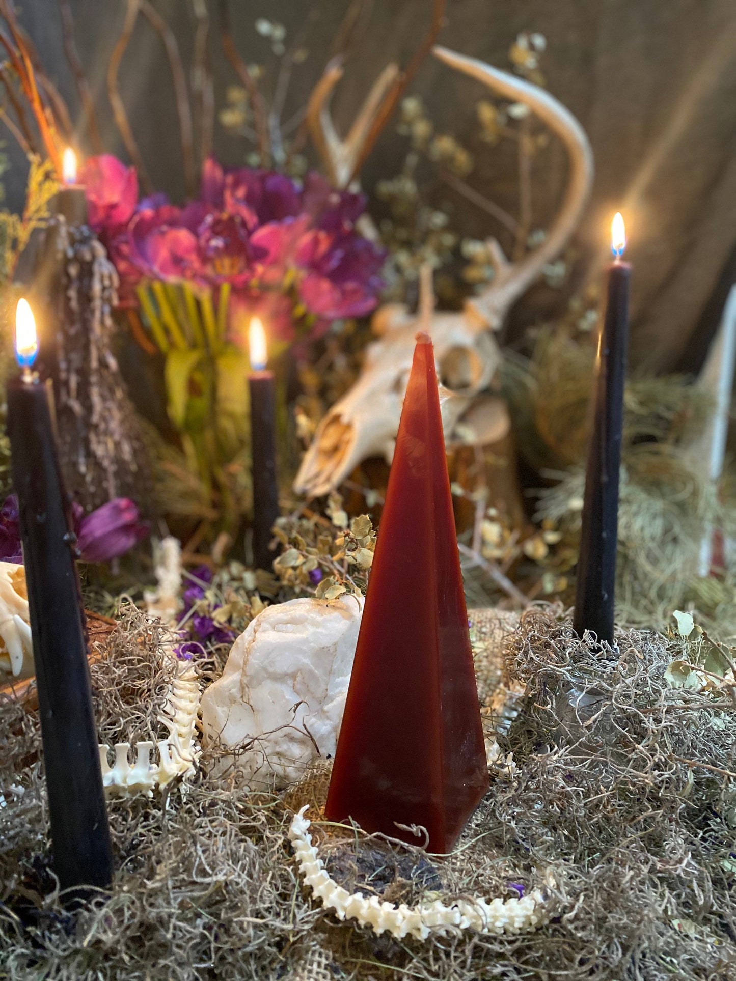 Pyramid Figure Candle