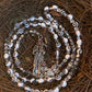 Santa Muerte Blanca Evil Eye Rosary de Hilo + Blessed + Handcrafted + Rosario