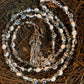 Santa Muerte Blanca Evil Eye Rosary de Hilo + Blessed + Handcrafted + Rosario
