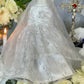 12” Santa Muerte Blanca Statue with Dress + Baptized + Fixed + Purity + Made in Mexico + 24K Gold Leaf on Scythe