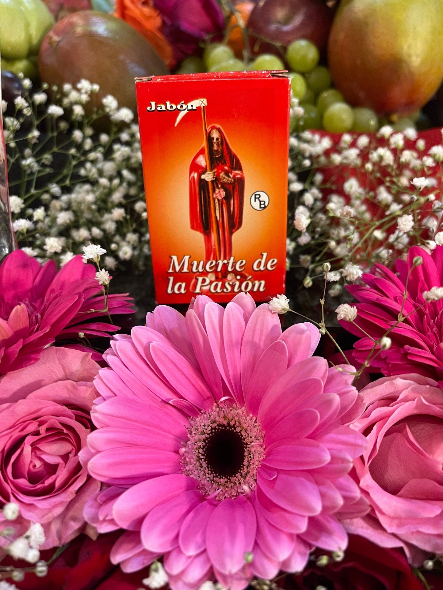 Muerte de la Pasion Jabon + Santa Muerte Roja Soap + Love + Passion + Made in Mexico + Scented