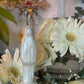 Santa Muerte Blanca Figure Candle + Blessed + Purity + Psychic + Healing