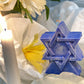 Star of David Candle + Jewish + Blessings + King Solomon + Spirituality