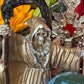Santa Muerte Dorada Statue 9” + Gold + Baptized + Vencedora + Fixed + Made in Mexico