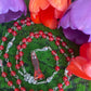 Santa Muerte Roja Rosary + Carnelian + Love + Money + Passion + Blessed + Sterling Silver Plated Chain + Gemstone + Handcrafted + Rosario