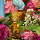 Metresili Love & Luxury Oil + Fame + Beauty + Mater Dolorosa + Metricili + Erzulie Freda + 24K Gold Leaf + Diamonds + + Metres Ezili Freda