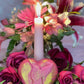 Chuparrosa Love & Abundance Soap + Luck + Blessed + Fixed with Real Flowers + 24K Gold Leaf + Handcrafted + Chuparosa + Colibrí