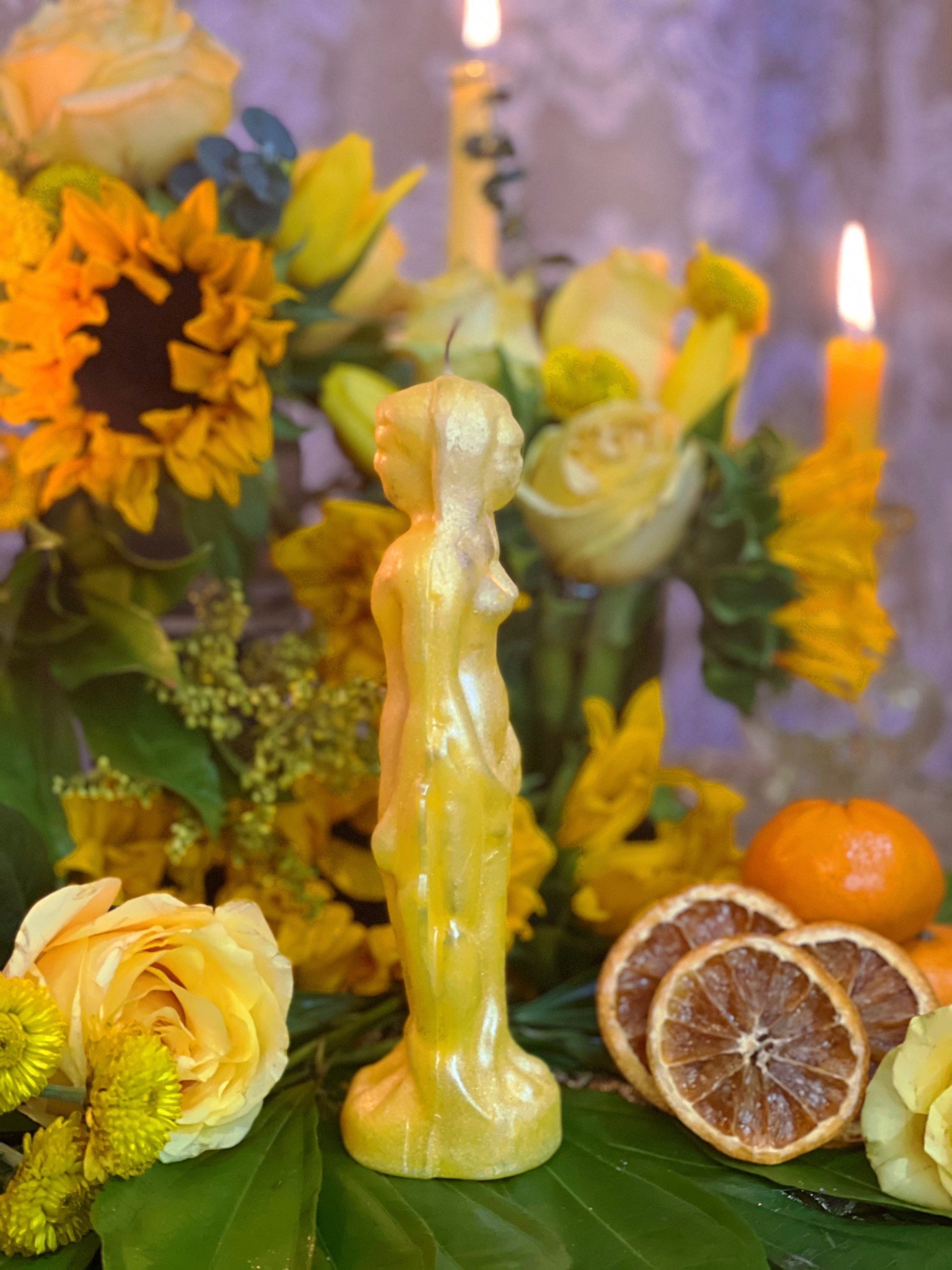 Male & Female Figure Candle + Transgender + Bigender + Dual Gender + Multi-gendered + Two Spirit (For Native Americans) + Nonbinary + Unisex