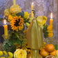 Santa Muerte Dorada Candle + Money + Prosperity + Gold + Oro + Blessed + 24K Gold + Money + Abundance