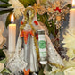 Deluxe Santa Muerte Blanca Justicia / Justice Statue + 7” + Baptized + Fixed + Made in Mexico