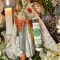 Deluxe Santa Muerte Blanca Justicia / Justice Statue + 7” + Baptized + Fixed + Made in Mexico