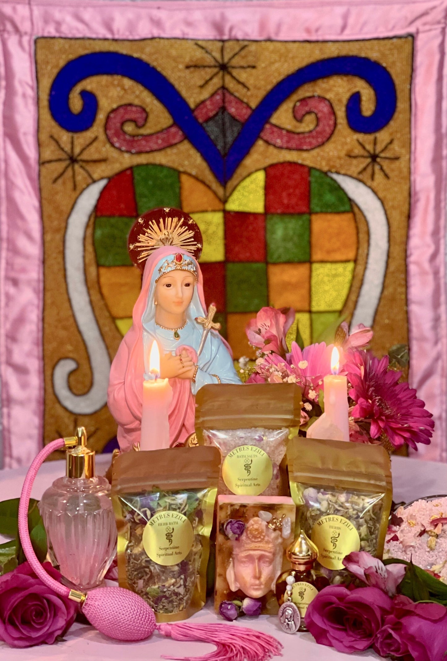 Metresili Ritual Set (Small) + Metres Ezili Freda + Love + Luxury + Fame + Beauty + Blessed