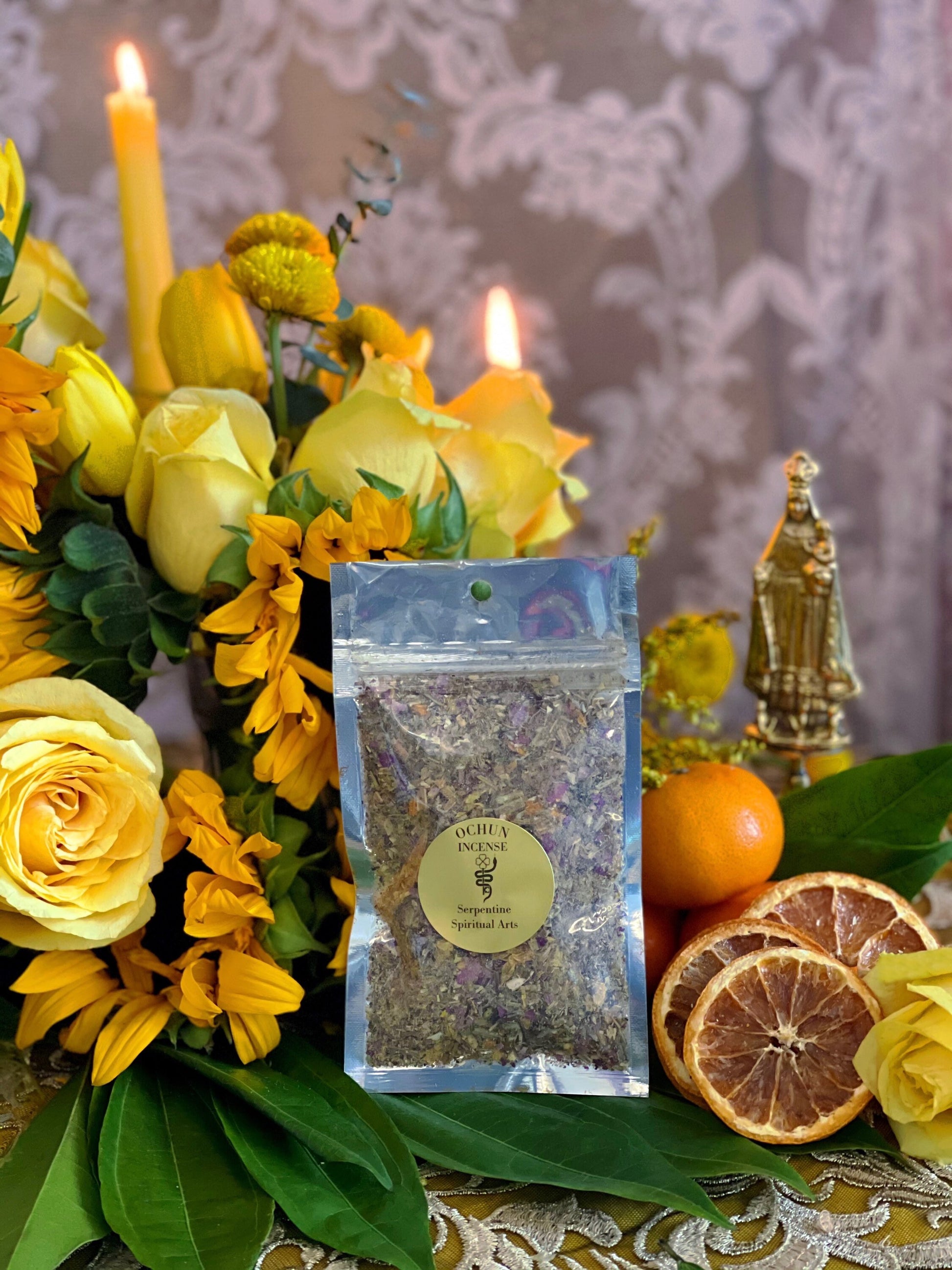 Oshun Incense + African Spirit of Love & Prosperity + Orisha + Santeria + Ifa
