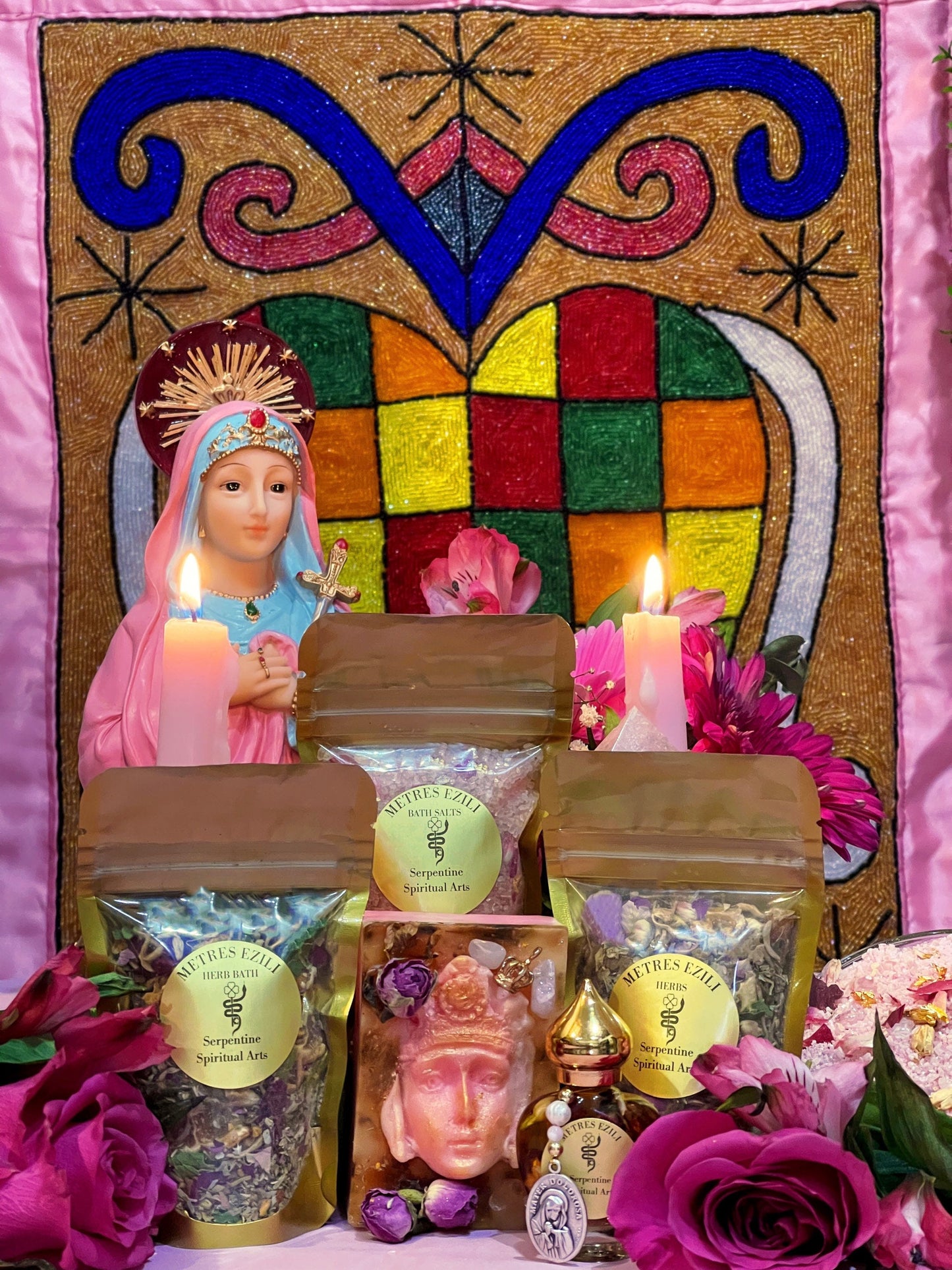 Metresili Ritual Set (Small) + Metres Ezili Freda + Love + Luxury + Fame + Beauty + Blessed