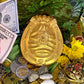 Money Bag & Horseshoe Candle + Luck + Wealth