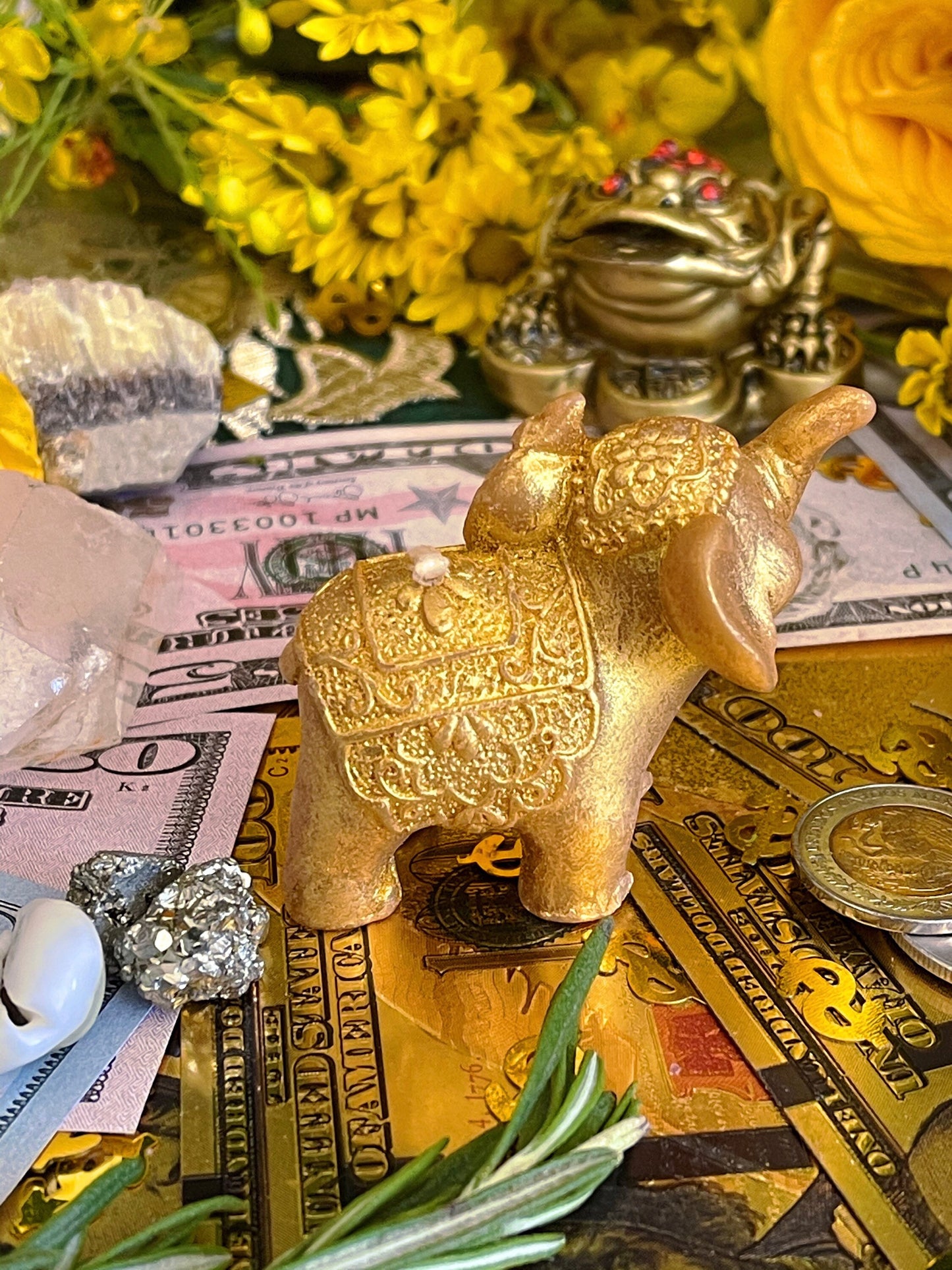 Elephant Candle + Luck + Spirit Guides
