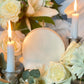 White Pentacle Candle + Witch + Witchcraft + Wicca + Protection