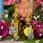 Metresili Love & Luxury Oil + Fame + Beauty + Mater Dolorosa + Metricili + Erzulie Freda + 24K Gold Leaf + Diamonds + + Metres Ezili Freda