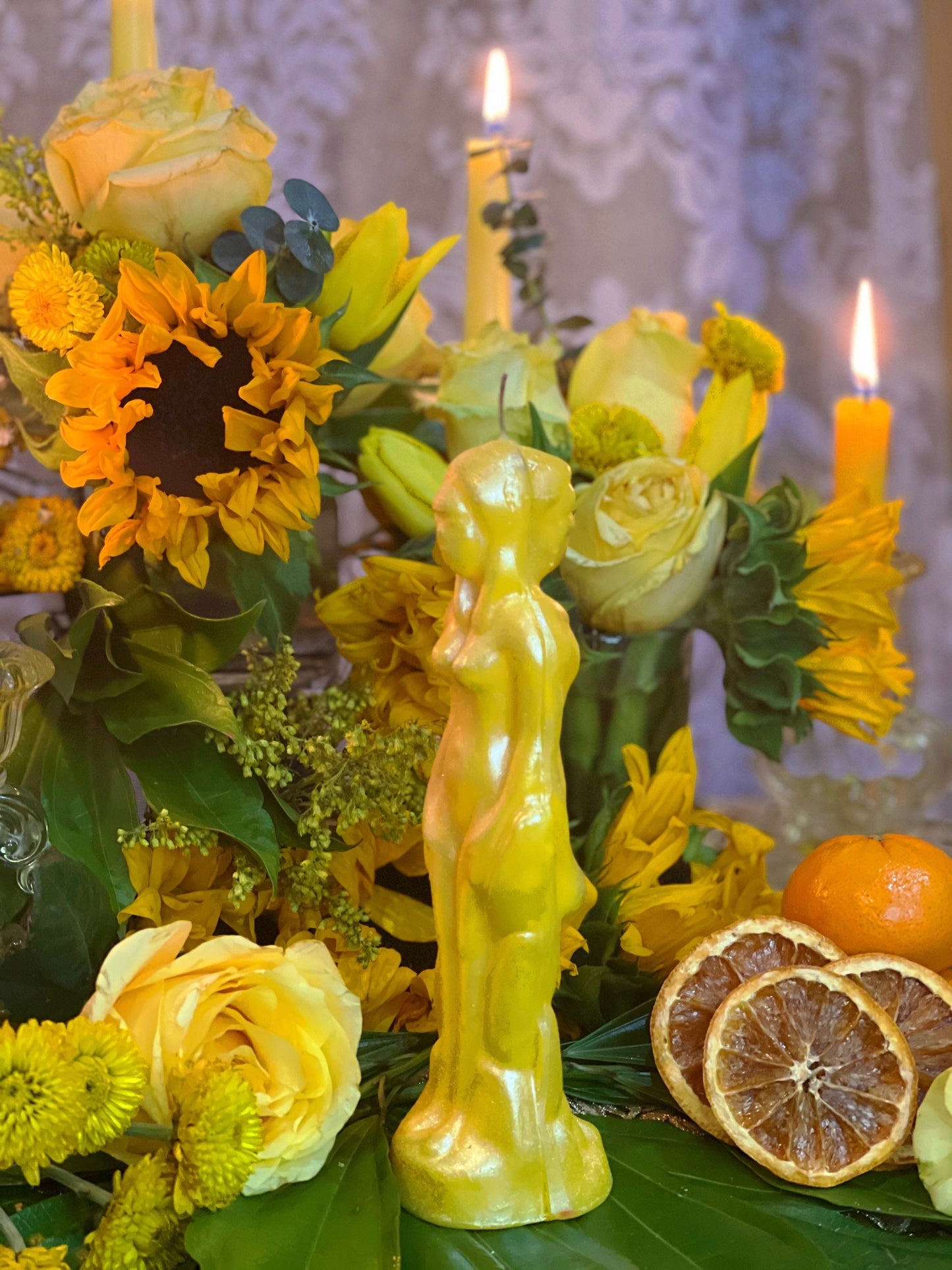 Male & Female Figure Candle + Transgender + Bigender + Dual Gender + Multi-gendered + Two Spirit (For Native Americans) + Nonbinary + Unisex