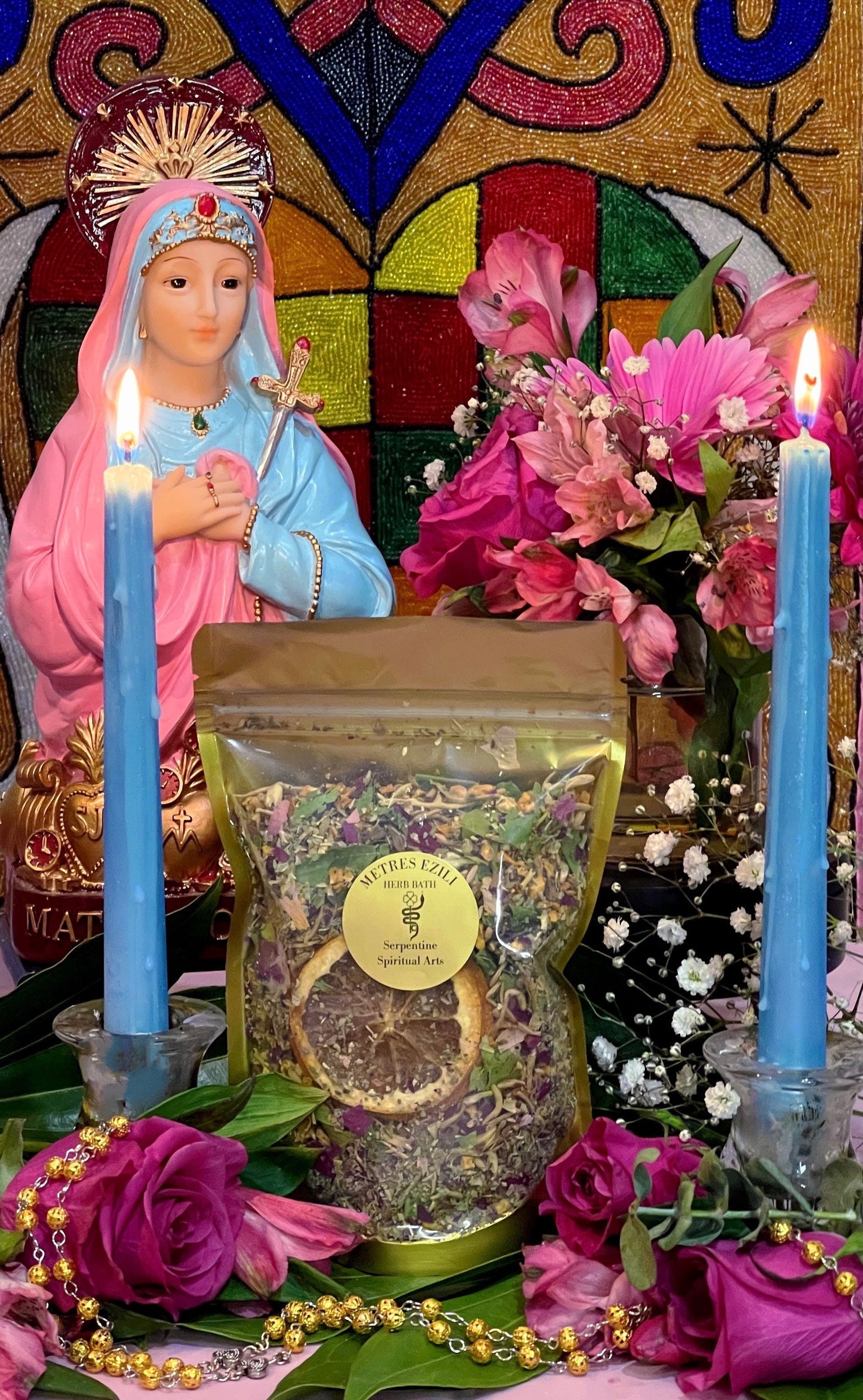 Metresili Ritual Set (Large) + Metres Ezili Freda + Love + Luxury + Fame + Beauty + Blessed