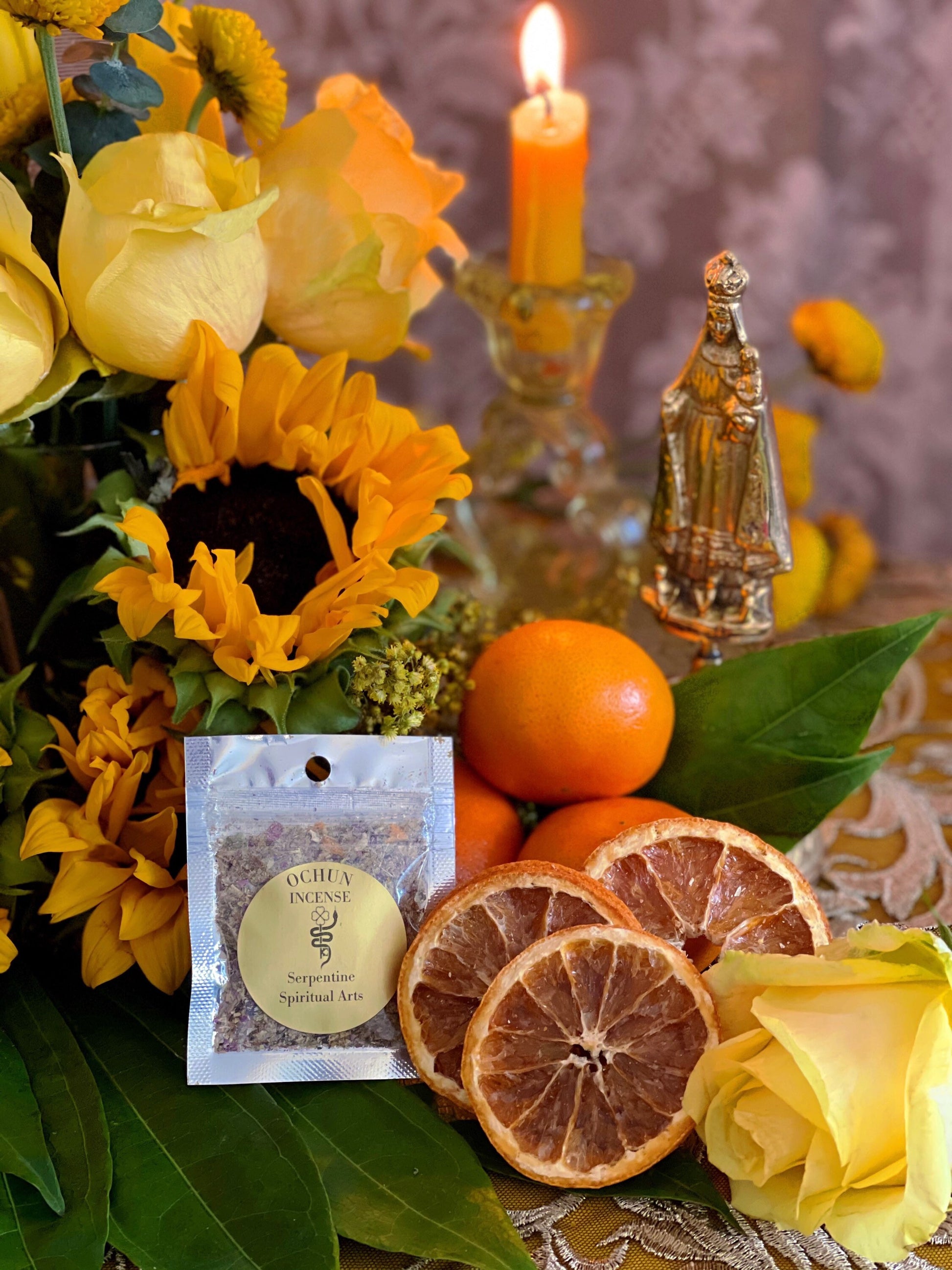Oshun Incense + African Spirit of Love & Prosperity + Orisha + Santeria + Ifa