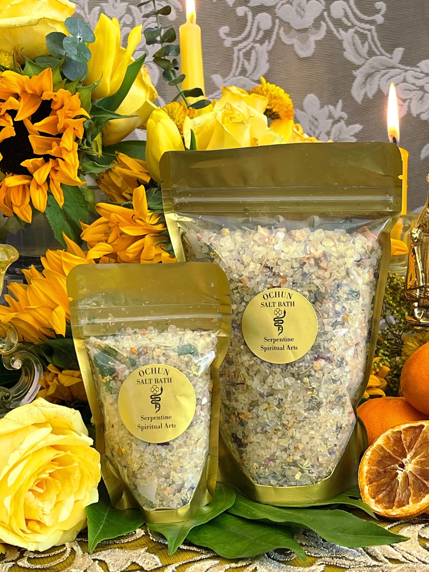 Oshun Bath Soak + African Spirit of Love & Prosperity + Orisha + Santeria + Ifa