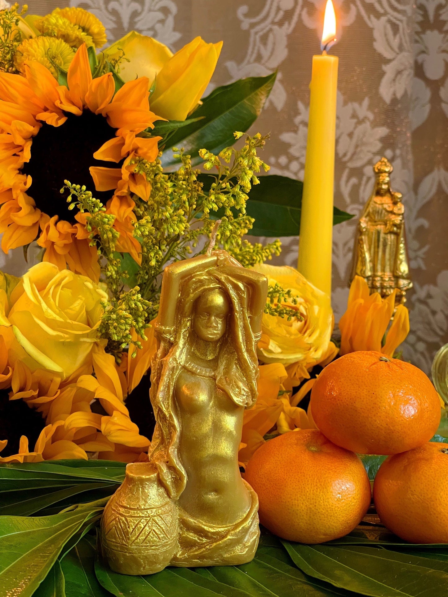 Oshun Ritual Set (Small) + African Spirit of Love & Prosperity + Ochun + Orisha + Santeria + Ifa