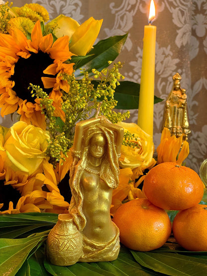 Oshun Ritual Set (Small) + African Spirit of Love & Prosperity + Ochun + Orisha + Santeria + Ifa