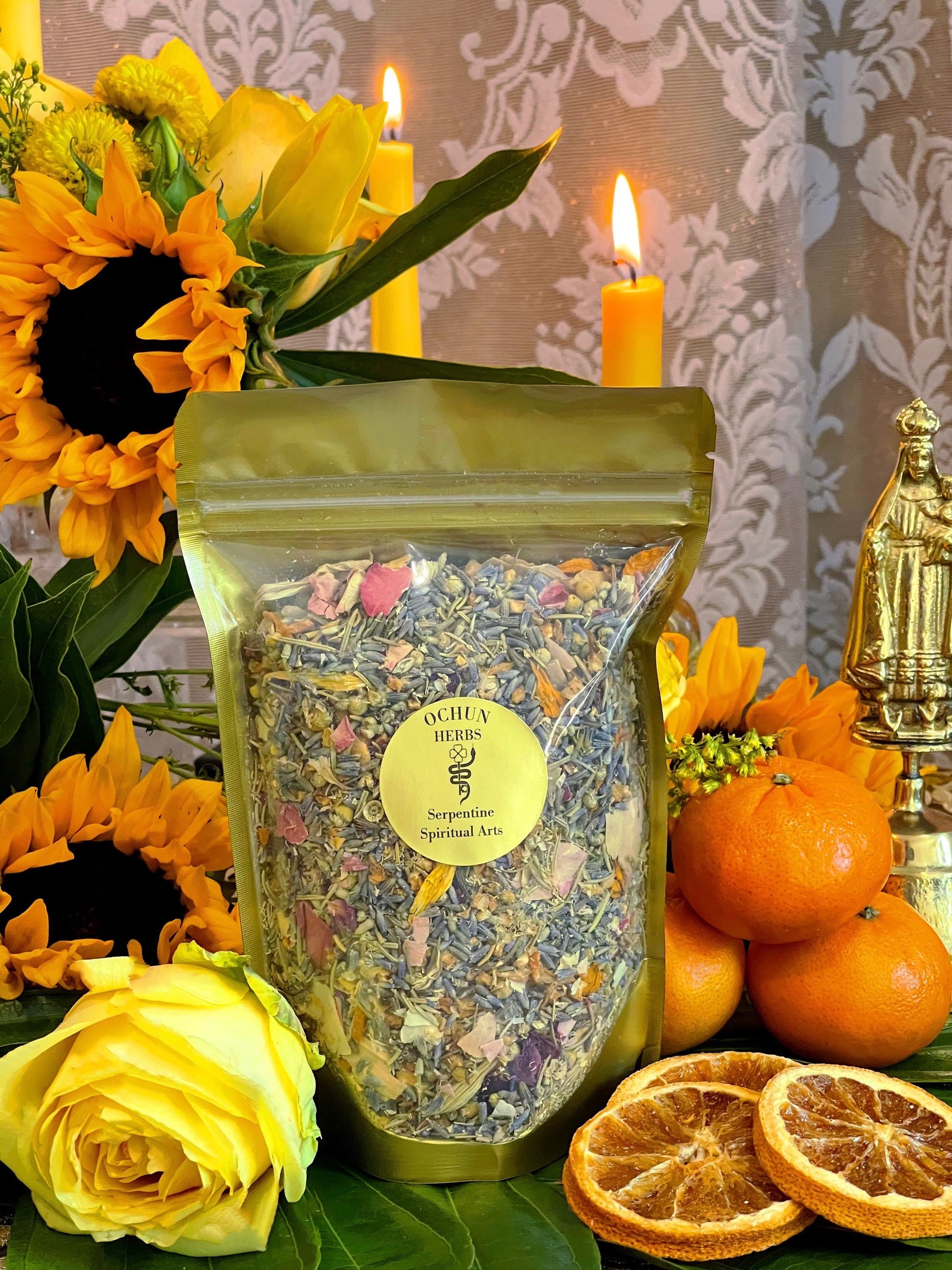 Oshun Ritual Set (Large) + African Spirit of Love & Prosperity + Ochun + Orisha + Santeria + Ifa