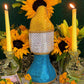 Santa Muerte Abre Camino Statue + 12” + Fixed and Baptized on Feast Day + 24K Gold