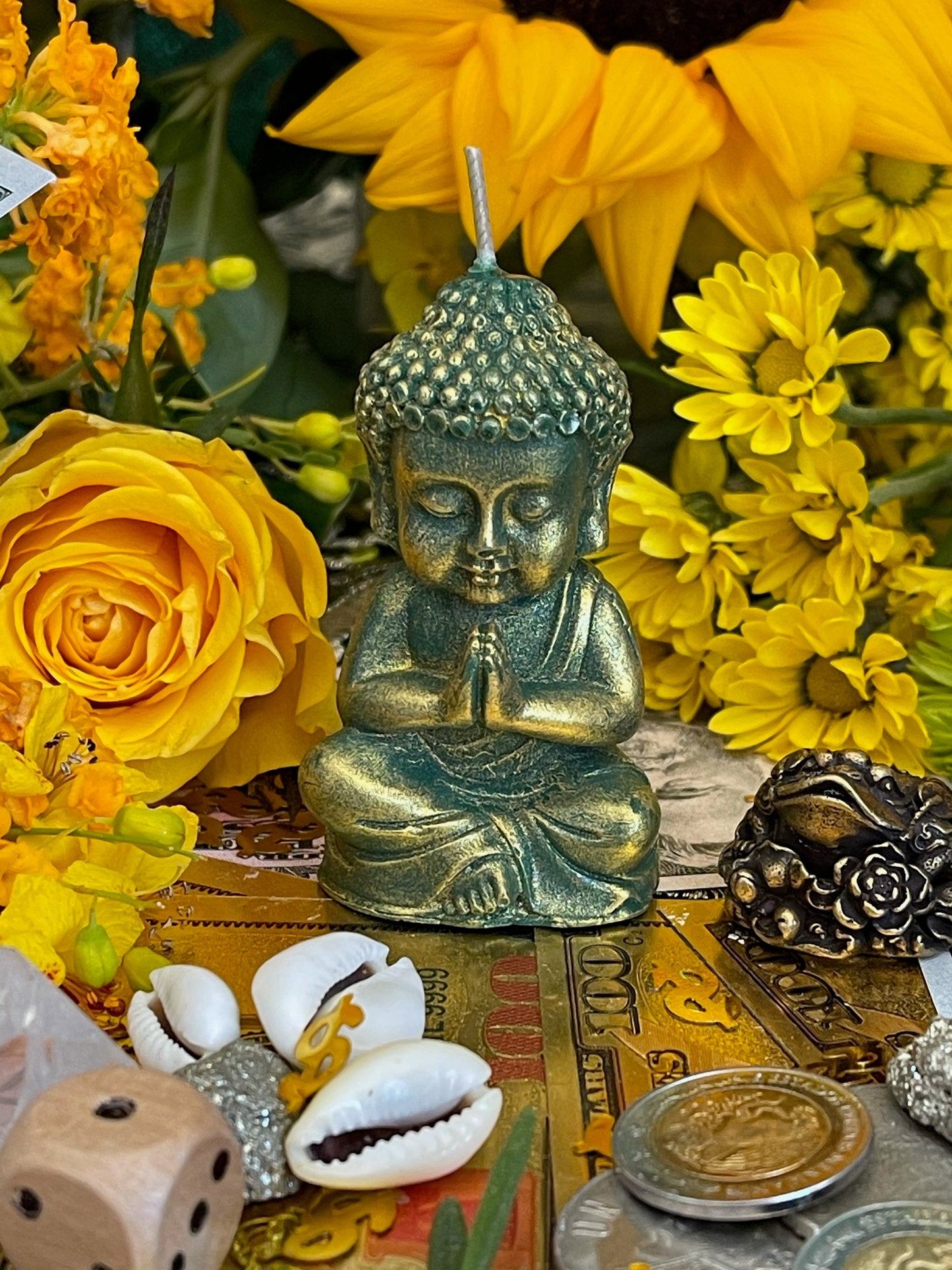 Buddha Candle + Prosperity + Spirituality
