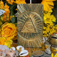 Eye of Providence Candle + All-Seeing Eye + Freemasonry + Spiritual Wisdom