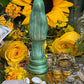 Santa Muerte Verde Figure Candle + Green + Money + Legal Issues + Justice