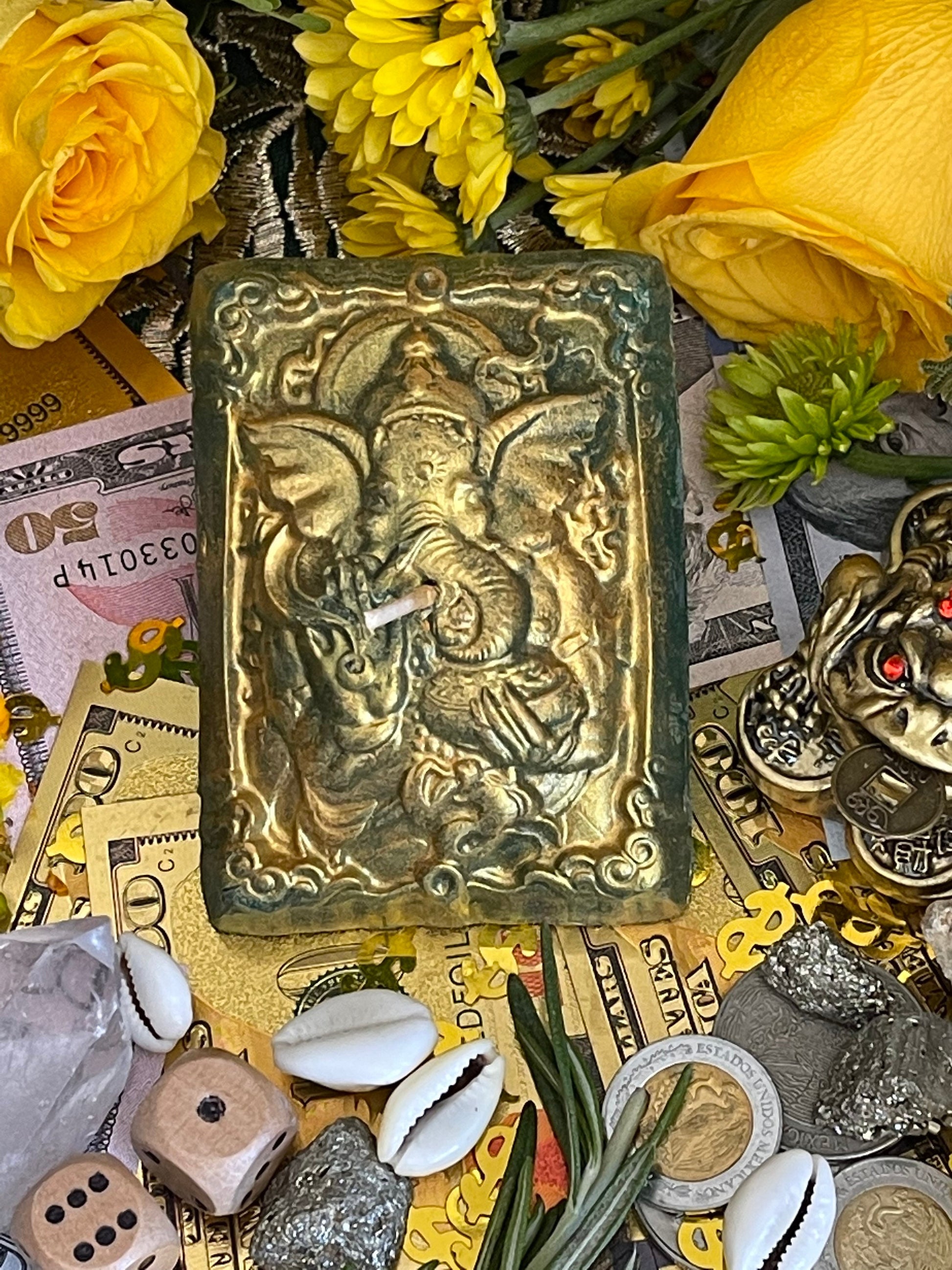 Ganesha Candle + Road Opener + Obstacle Remover