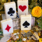 Playing Card Candle + Set of Suits + Conjure + Hoodoo + Folk Magic + Cartomancy + Straight