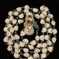 Santa Muerte Hueso (Bone) Rosary + Sterling Silver Plated Chain + Handcrafted + Blessed + Rosario