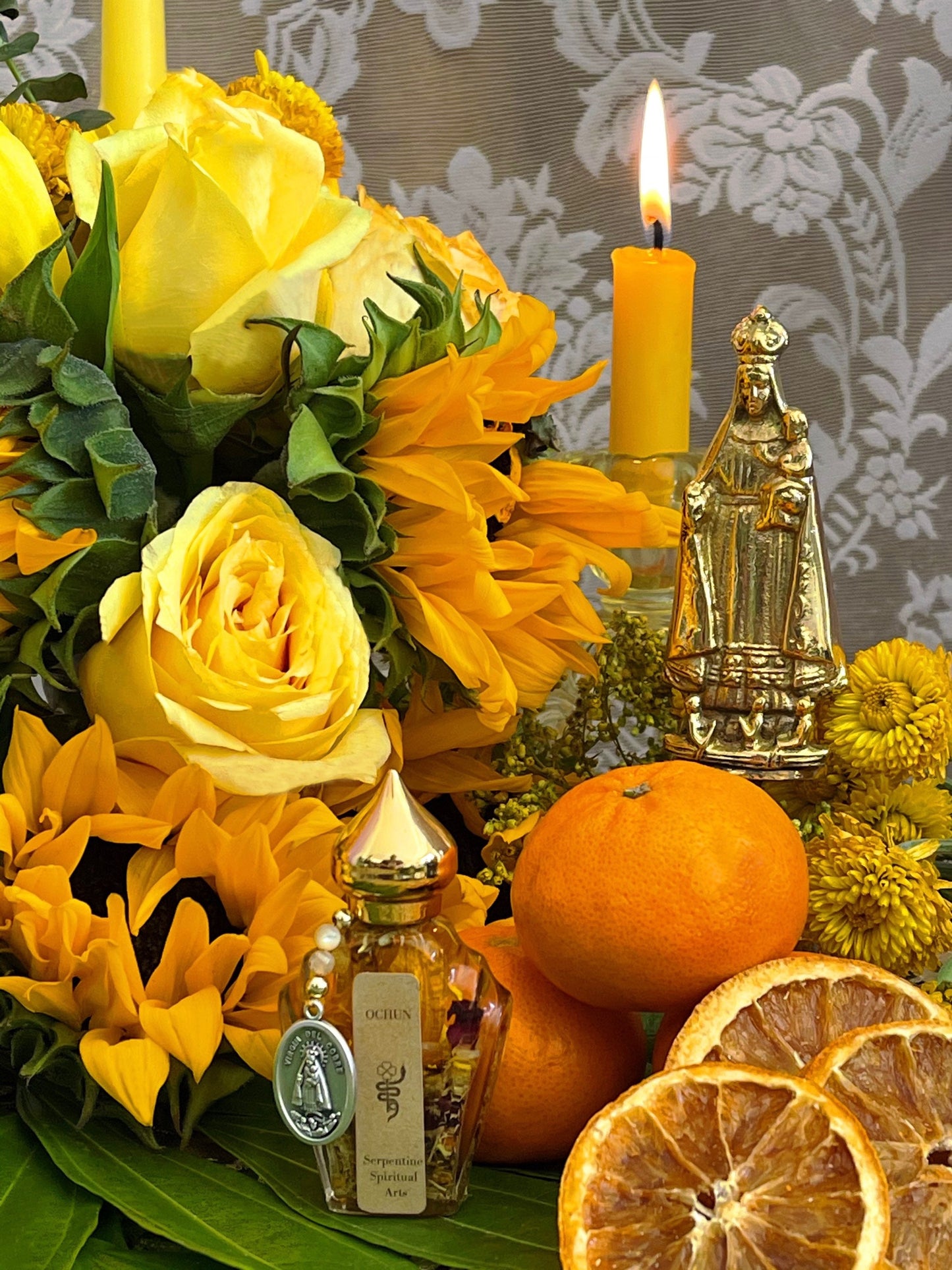 Oshun Ritual Set (Large) + African Spirit of Love & Prosperity + Ochun + Orisha + Santeria + Ifa