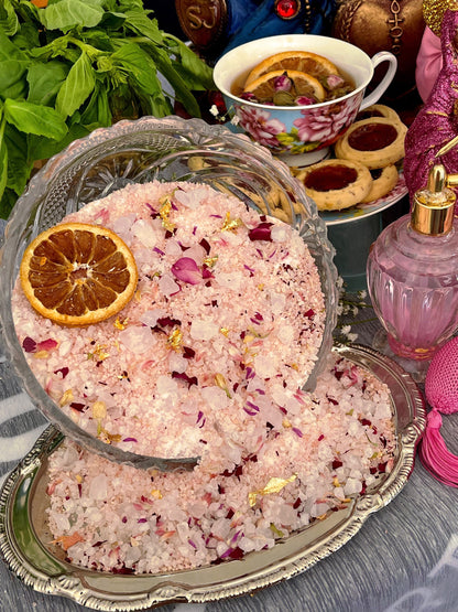 Metresili Bath Soak + 24K Gold + Love + Luxury + Fame + Beauty + Metres Ezili Freda + Blessed