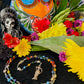 Santa Muerte Siete Colores Rosary + Blessed + Gemstone + Siete Potencias + All-Purpose + Love + Money + Luck + Sterling Silver Plated Chain
