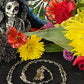 Santa Muerte Negra Hematite Rosary + Sterling Silver Plated Chain + Blessed + Handcrafted + Gemstone + Rosario