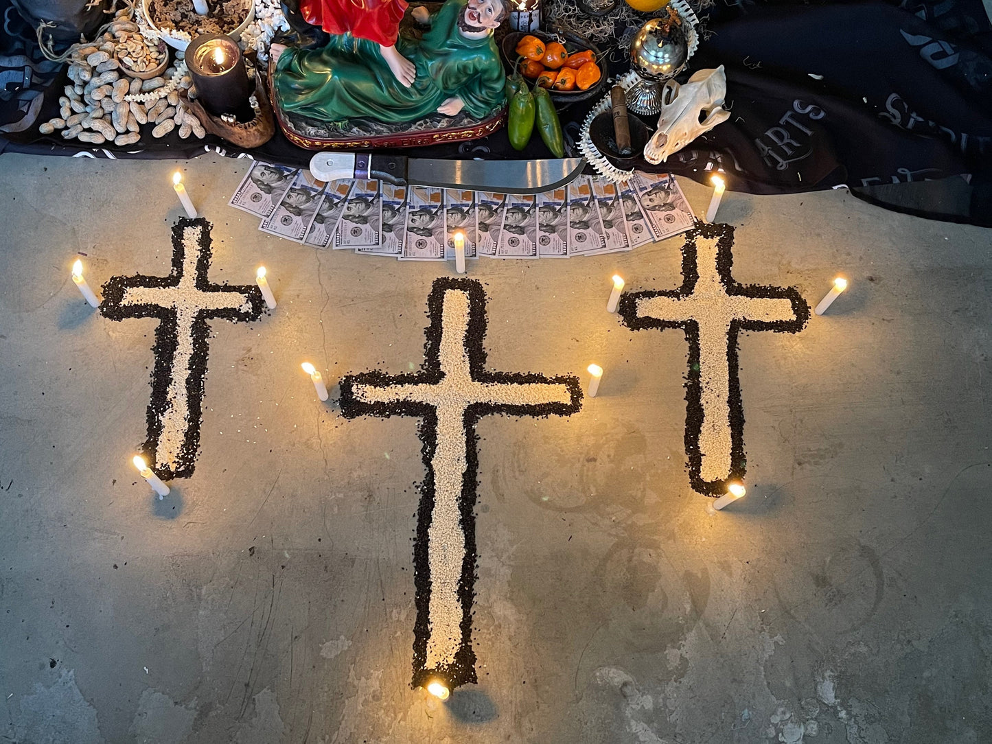 Baron del Cementerio Revocation Candle + Reversing + Baron of the Cemetery + San Elias + Saint Elijah + Revocacion
